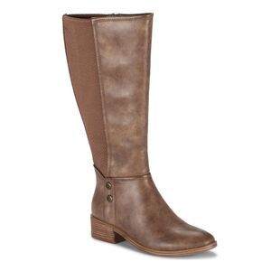 BARETRAPS Womens Brown Form Fitting Scaled Madelyn Riding Boot 5.5 M WC